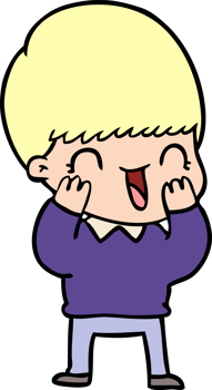 happy cartoon boy png