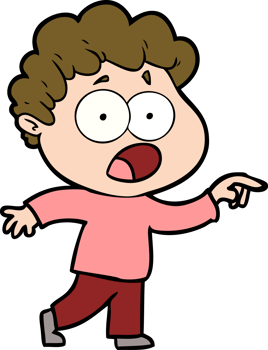 cartoon man gasping in surprise png