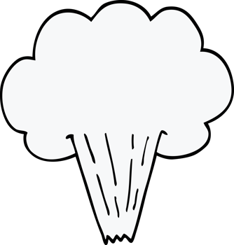 cartoon doodle gust of air png