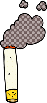 cartoon doodle cigarette png