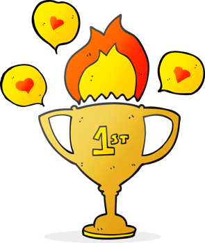 drawn speech bubble cartoon sports trophy png