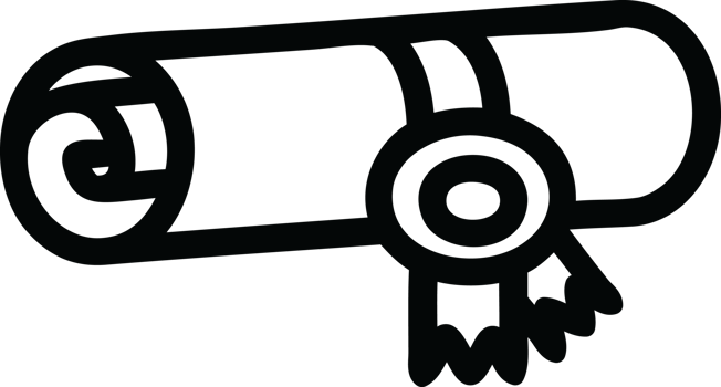 diploma certificate icon symbol png