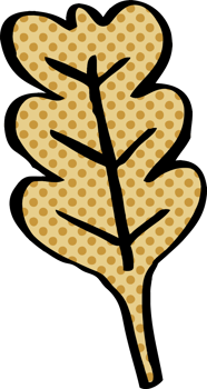 cartoon doodle dry brown leaf png