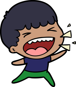 cartoon laughing man png