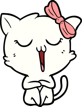 cartoon cat drawing png