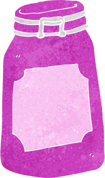 cartoon jar drawing png