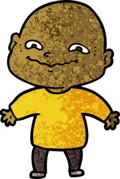 cartoon nervous man png