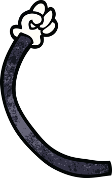 cartoon doodle retro hand gestures png