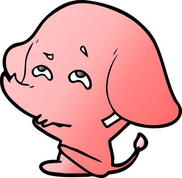 cartoon elephant remembering png