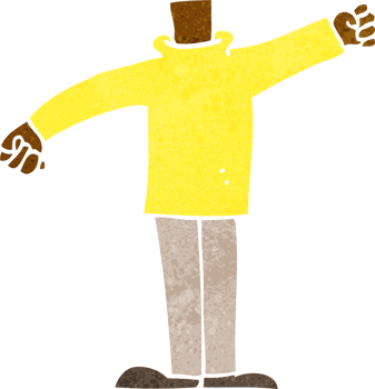 cartoon body waving arms mix and match cartoons or add own photos png