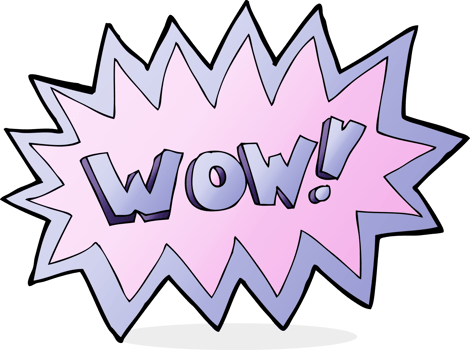 cartoon wow explosion png