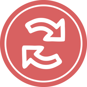 recycling arrow circular icon symbol png