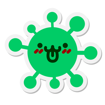 cute animal sticking out tongue icon png