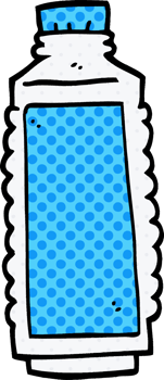 cartoon doodle drinks bottle png