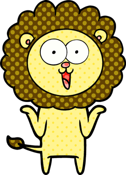happy cartoon lion png