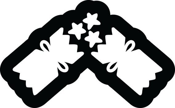 exploding christmas cracker icon symbol png