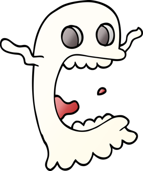 cartoon doodle spooky ghost png