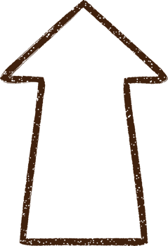 Pointing Arrow Charcoal Drawing png