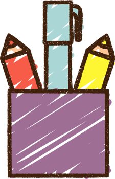 Art Supplies Chalk Drawing png