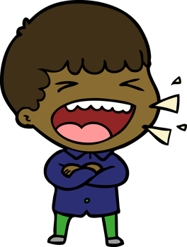 cartoon laughing man png