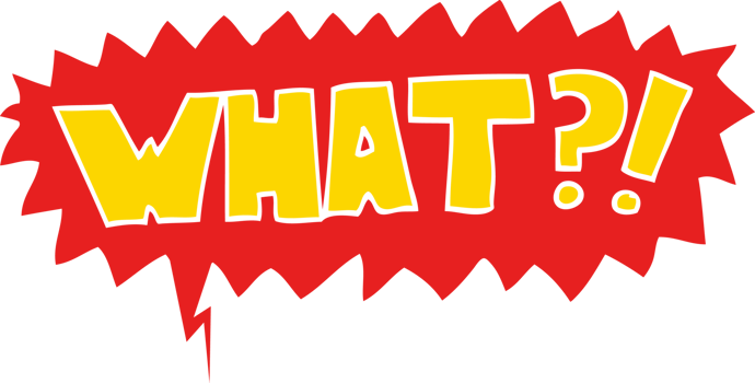 cartoon word What with speech bubble in retro style png