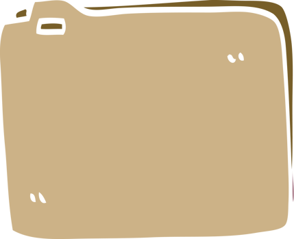 cartoon doodle paper file png