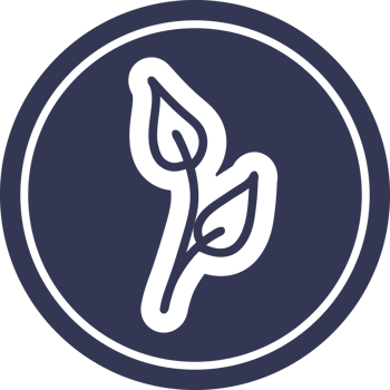 natural leaf circular icon symbol png