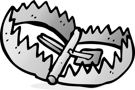 cartoon bear trap png
