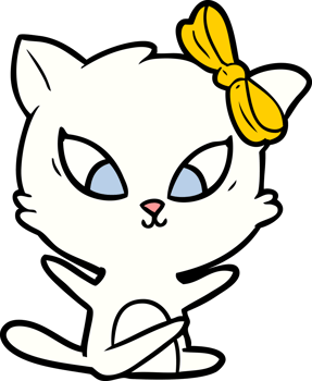 cartoon cat drawing png