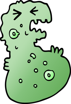 gradient illustration cartoon germ png