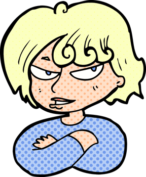 cartoon mean woman png