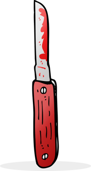 cartoon folding knife png