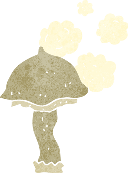 cartoon mushroom drawing png
