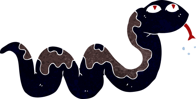 cartoon snake drawing png