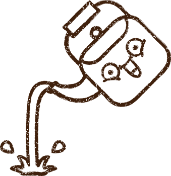Kettle Charcoal Drawing png