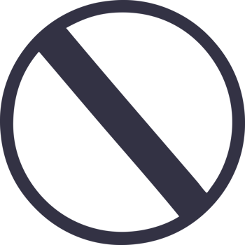 flat color retro cartoon of a no entry sign png
