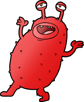 cartoon alien drawing png