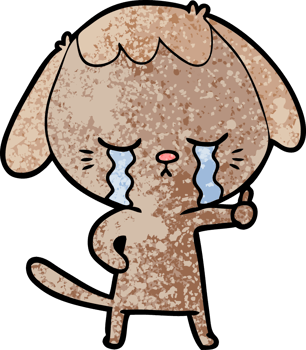 cartoon dog drawing png
