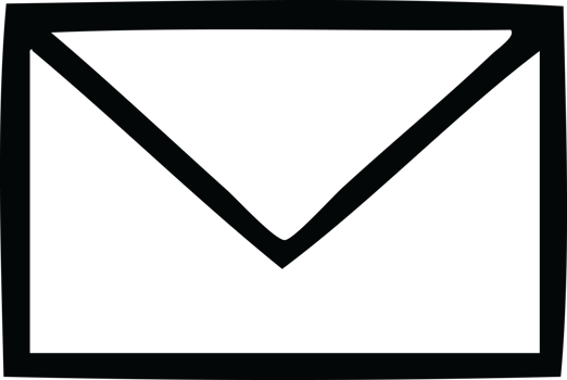 line drawing cartoon of a paper envelope png