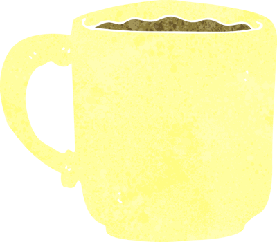 cartoon coffee mug png