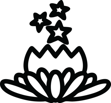 magical flower icon symbol png