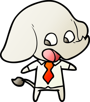 cute cartoon elephant png