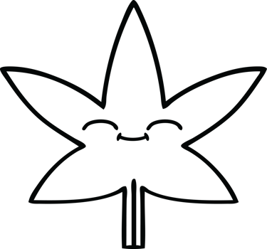line drawing cartoon of a autumnal leaf png