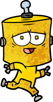 cartoon robot drawing png