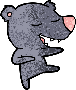 cartoon bear drawing png