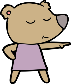bear cartoon chraracter png