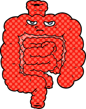 cartoon intestines drawing png