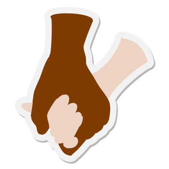 holding hands sticker png
