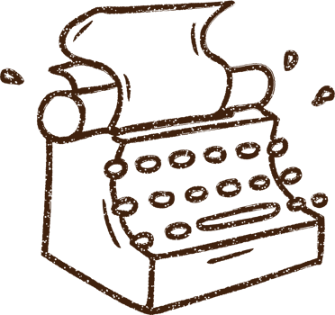 Typewriter Charcoal Drawing png
