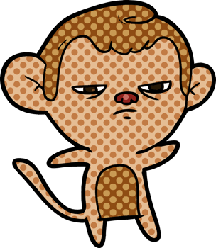 cartoon monkey drawing png